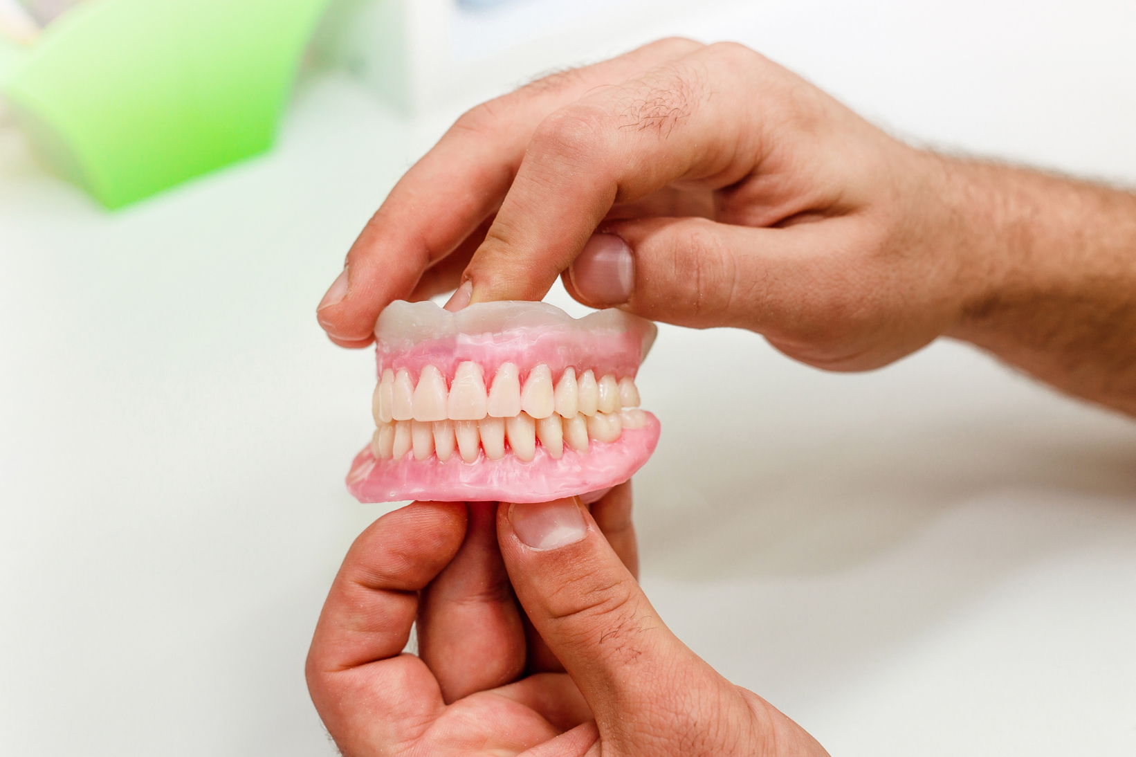 Custom dentures available at Keene Family Dentistry in Keene, TX