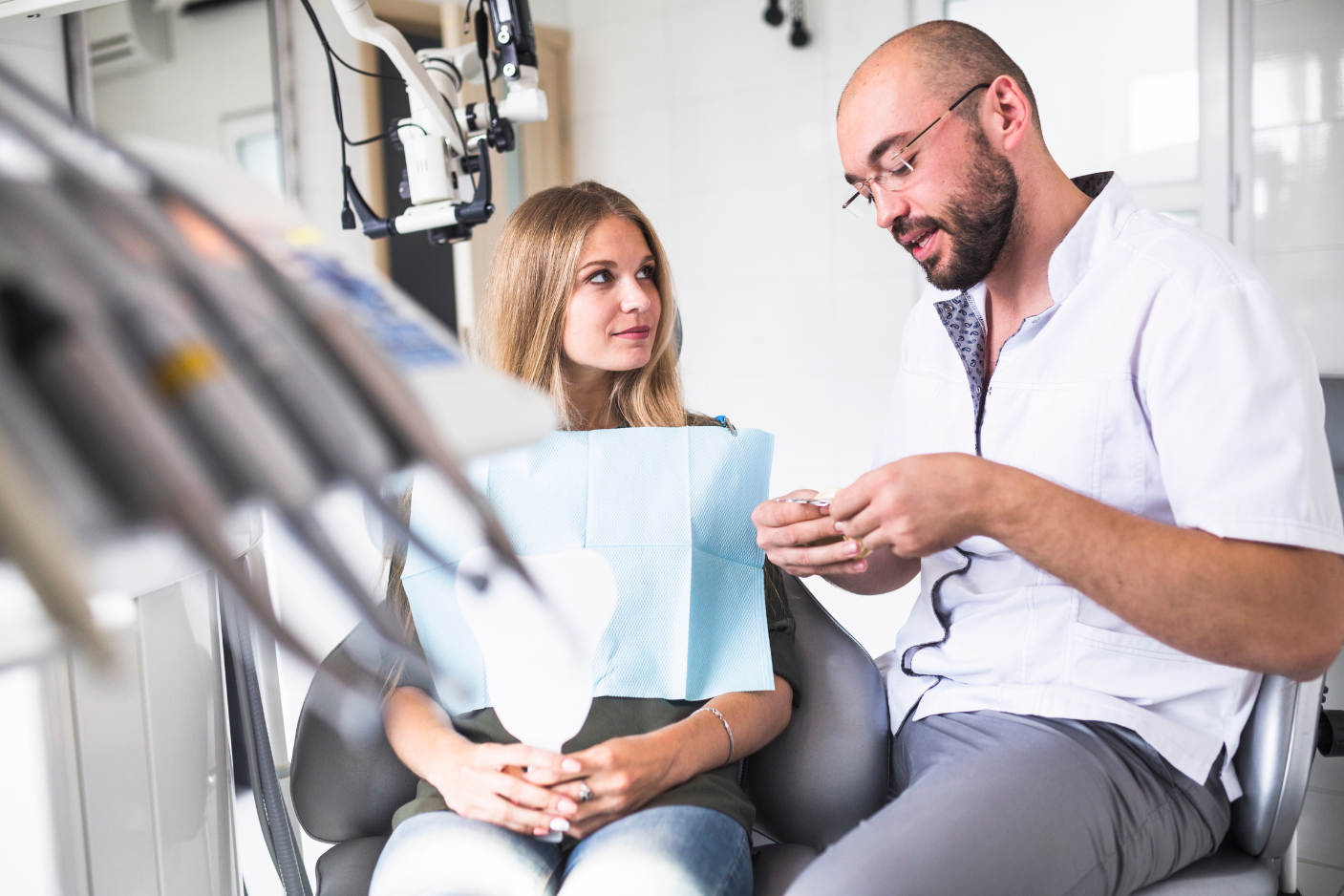 Cosmetic dentistry consultation for Burleson patients at Keene Family Dentistry