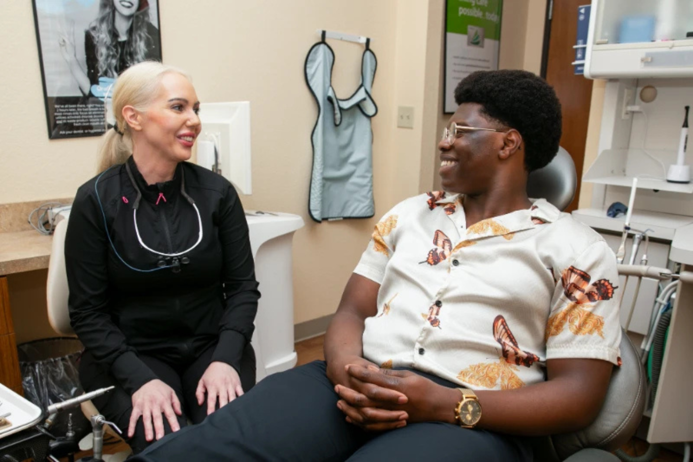 Keene Family Dentistry team providing cosmetic dentistry for Burleson, TX patients